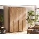 Норд Шкаф 4-створчатый 1600 Дуб Крафт, Дуб Крафт Кромка Венге