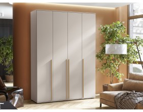 Норд Шкаф 4-створчатый 1600 золото Кашемир