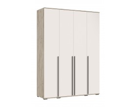 Норд Шкаф 4-створчатый 1600 Кашемир, Дуб Крафт Серый