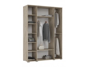 Норд Шкаф 4-створчатый 1600 Кашемир, Дуб Крафт Серый