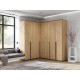 Норд Шкаф угловой Дуб Крафт, Дуб Крафт Кромка Венге