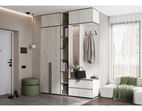 Норд Пенал открытый 300 Дуб Крафт Белый