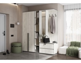 Норд Пенал открытый 300 Дуб Крафт Белый