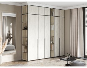 Норд Пенал открытый 300 Дуб Крафт Белый