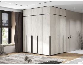 Норд Пенал угловой Дуб Крафт Белый, Дуб Крафт Белый