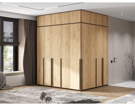 Норд Пенал угловой Дуб Крафт, Дуб Крафт Кромка Венге