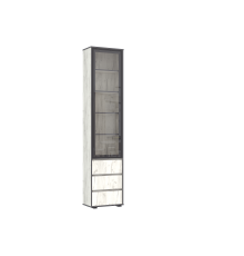 Норд Терминал-витрина с ящиками 300 Дуб Крафт Белый, Дуб Крафт Белый