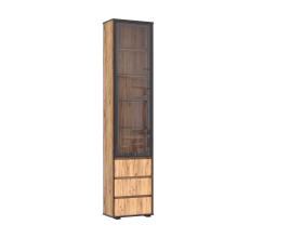 Норд Терминал-витрина с ящиками 300 Дуб Крафт, Дуб Крафт Кромка Венге