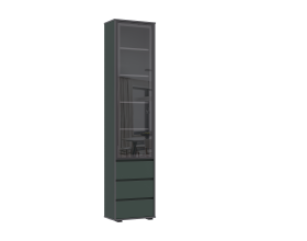 Норд Терминал-витрина с ящиками 300 Изумрудный Кромка Графит, Графит