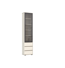 Норд Терминал-витрина с ящиками 300 Кашемир, Дуб Крафт Серый