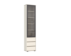 Норд Терминал-витрина с ящиками 300 Кашемир, Дуб Крафт Серый