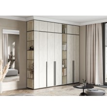 Норд Антресоль к пеналу открытому 300 Дуб Крафт Белый