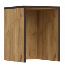 Норд Антресоль к пеналу открытому 300 Дуб Крафт Кромка Венге