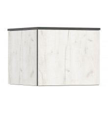 Норд Антресоль к пеналу угловому Дуб Крафт Белый, Дуб Крафт Белый