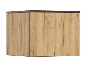 Норд Антресоль к пеналу угловому Дуб Крафт, Дуб Крафт Кромка Венге