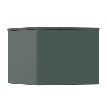 Норд Антресоль к пеналу угловому Изумрудный Кромка Графит, Графит