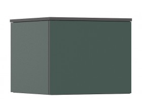 Норд Антресоль к пеналу угловому Изумрудный Кромка Графит, Графит