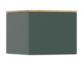 Норд Антресоль к пеналу угловому Изумрудный Кромка Изумруд, Дуб Крафт Кромка Дуб Крафт