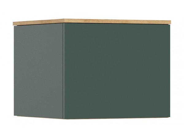 Норд Антресоль к пеналу угловому Изумрудный Кромка Изумруд, Дуб Крафт Кромка Дуб Крафт