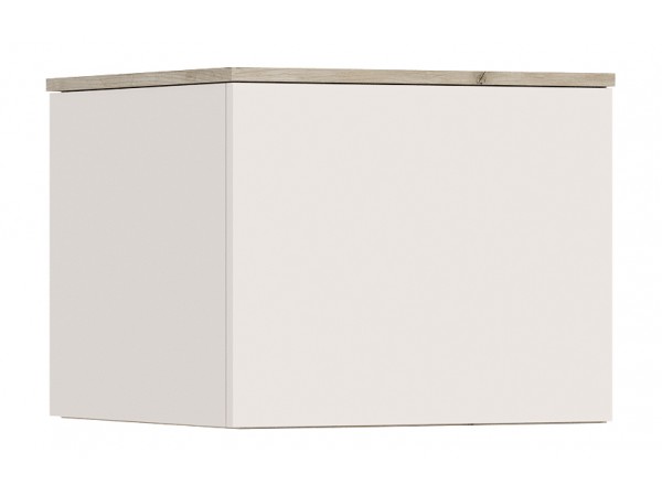 Норд Антресоль к пеналу угловому Кашемир, Дуб Крафт Серый