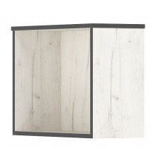 Норд Антресоль к терминалу Дуб Крафт Белый