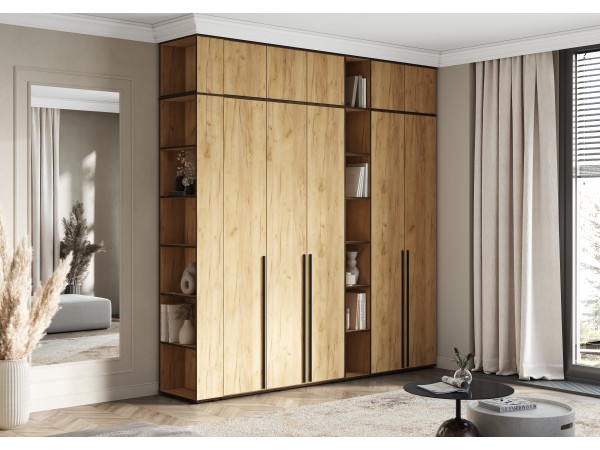 Норд Антресоль к терминалу Дуб Крафт Кромка Венге