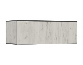 Норд Антресоль к шкафу 1200 Дуб Крафт Белый