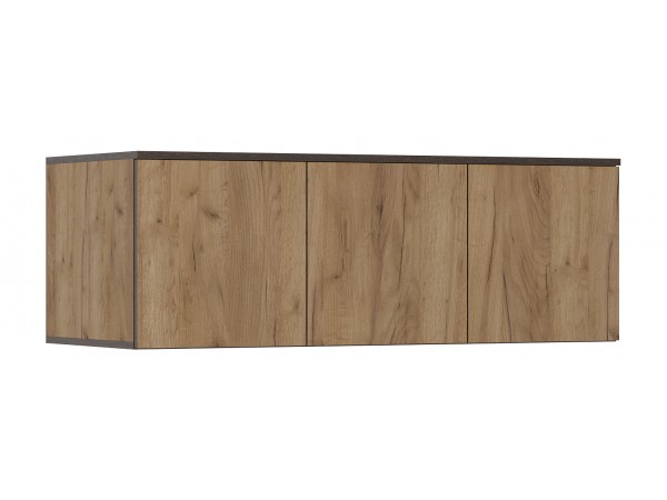 Норд Антресоль к шкафу 1200 Дуб Крафт Кромка Венге