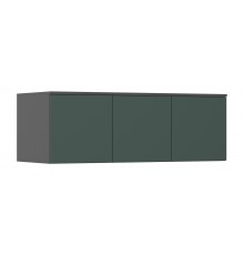 Норд Антресоль к шкафу 1200 Изумрудный Кромка Графит, Графит