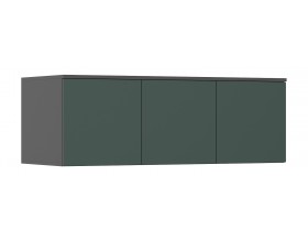 Норд Антресоль к шкафу 1200 Изумрудный Кромка Графит, Графит