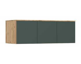 Норд Антресоль к шкафу 1200 Изумрудный Кромка Изумруд, Дуб Крафт Кромка Дуб Крафт