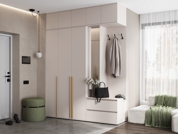 Норд Антресоль к шкафу 1200 Кашемир