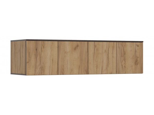 Норд Антресоль к шкафу 1600 Дуб Крафт Кромка Венге