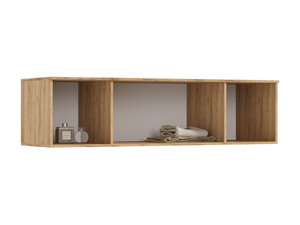 Норд Антресоль к шкафу 1600 Изумрудный Кромка Изумруд, Дуб Крафт Кромка Дуб Крафт