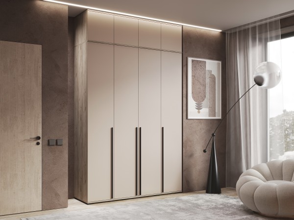 Норд Антресоль к шкафу 1600 Кашемир, Дуб Крафт Серый