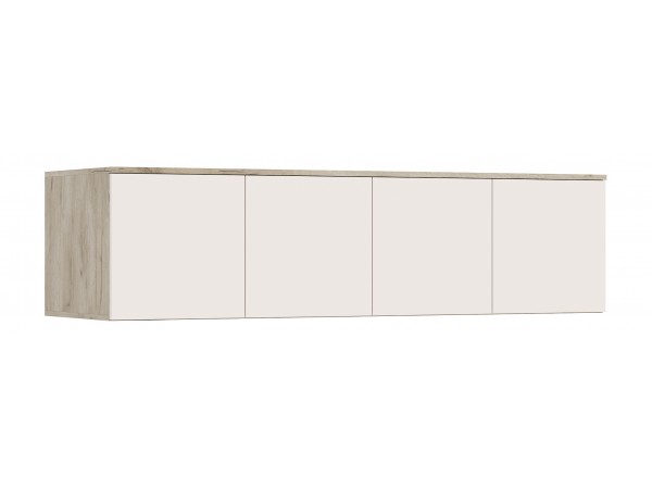 Норд Антресоль к шкафу 1600 Кашемир, Дуб Крафт Серый