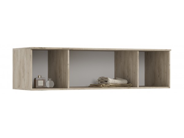 Норд Антресоль к шкафу 1600 Кашемир, Дуб Крафт Серый