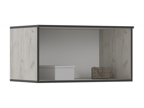 Норд Антресоль к шкафу 800 Дуб Крафт Белый