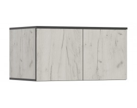 Норд Антресоль к шкафу 800 Дуб Крафт Белый