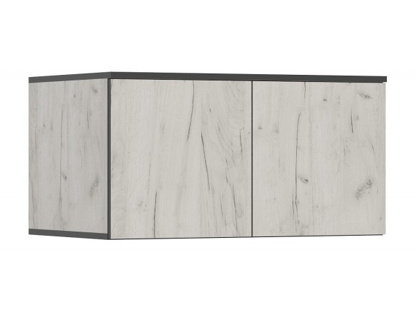 Норд Антресоль к шкафу 800 Дуб Крафт Белый