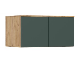 Норд Антресоль к шкафу 800 Изумрудный Кромка Изумруд, Дуб Крафт Кромка Дуб Крафт
