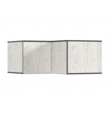 Норд Антресоль шкафу угловому Дуб Крафт Белый