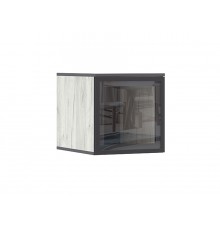 Норд Антресоль-витрина к пеналу 400 Дуб Крафт Белый