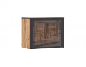 Норд Антресоль-витрина к терминалу 300 Дуб Крафт, Дуб Крафт Кромка Венге