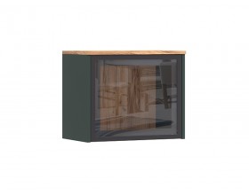 Норд Антресоль-витрина к терминалу 300 Изумрудный Кромка Изумруд, Дуб Крафт