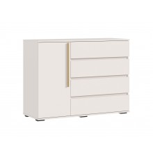 Норд Комод 1 дверь 4 ящика 1200 золото Кашемир, Кашемир