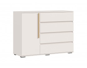 Норд Комод 1 дверь 4 ящика 1200 золото Кашемир, Кашемир