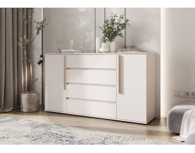 Норд Комод 2 двери 4 ящика 1600 золото Кашемир, Кашемир