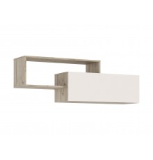 Норд Полка 2-ярусная Кашемир, Дуб Крафт Серый