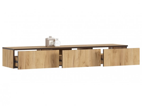 Норд Полка косметическая Дуб Крафт, Дуб Крафт Кромка Венге